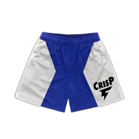 CRISP Color Block Shorts (Blue&White)｜クリスプ カラーブロック ショーツ（ブルー＆ホワイト）