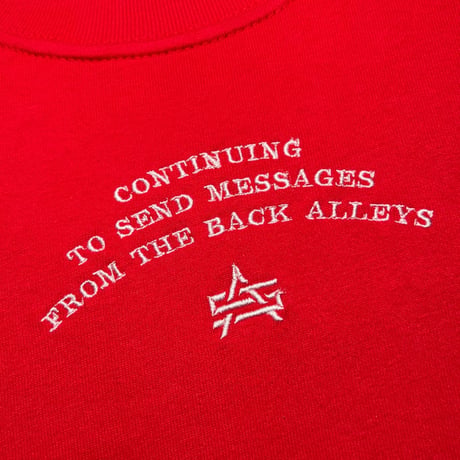 ATTACK ORIGINAL “CONCEPT” Drawcord LS Tee II (Red)｜アタックオリジナル “コンセプト” ドローコード ロングスリーブT II（レッド）