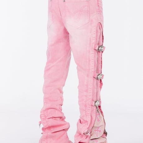 GUAPI French Rose Cross Buckle Denim (French Rose) | グアピ フレンチローズ クロスバックル デニム（フレンチローズ）