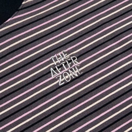 JOHN SOFIA Women’s Border L/S TEE (Gray&Pink)｜ジョンソフィア ウィメンズ ボーダー ロングスリーブ ティー (グレー＆ピンク)