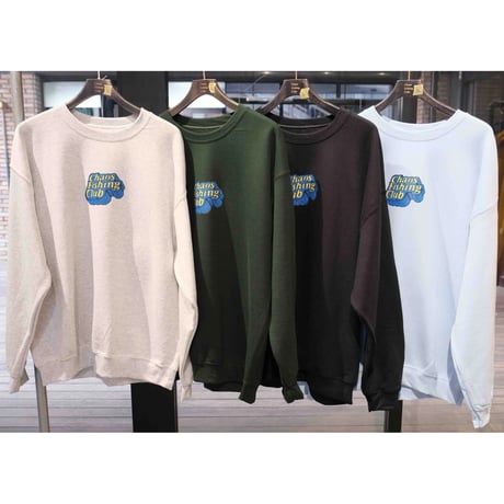 Chaos Fishing Club Swordfish Crew Neck L/S (ASH GRAY) | カオスフィッシングクラブ ソードフィッシュ クルーネック ロングスリーブ　アッシュグレー