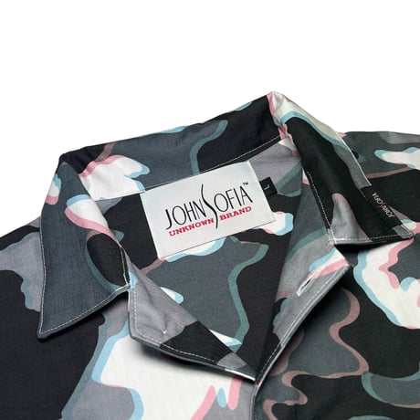 JOHN SOFIA RIPSTOP 3D CITY CAMO SHIRT (GRAY)｜ジョンソフィア リップストップ 3D シティカモ シャツ（グレー）