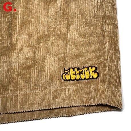 SLOW UP Custom 90’s Vintage Corduroy Shorts (D, E, F, G, H)｜スロウアップ カスタム 90’s ヴィンテージ コーデュロイショーツ