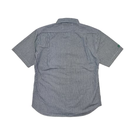 JOHN SOFIA STAFF UNIFORM HICKORY SHIRT (INDIGO/WHITE)｜ジョンソフィア スタッフユニフォーム ヒッコリー シャツ（インディゴ／ホワイト）