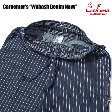 Cookman Carpenter's Pants Wabash Denim (Navy)｜クックマン カーペンターパンツ ワバッシュデニム（ネイビー）