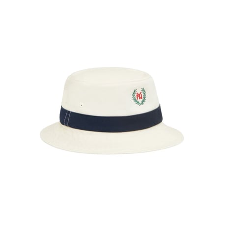 Only NY NY Crest Bucket Hat (Natural, Slate)｜オンリーニューヨーク NYクレスト バケットハット（ナチュラル/スレート）