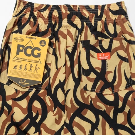 Cookman Chef Pants Short Light Tribal Camo (Beige)｜クックマン シェフパンツ ショート ライトトライバルカモ（ベージュ）