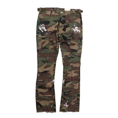 mnml Contrast Bootcut Cargo (Woodland Camo)