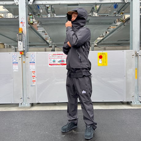 Attack Fishing Club “AS LOGO” GORE-TEX SHELL PANTS (BLACK)｜アタックフィッシングクラブ ASロゴ ゴアテックス シェルパンツ（ブラック）
