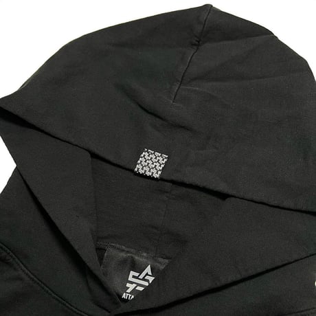 SLOW UP Garment Dyed French Terry Hoodie (Green, Black)｜スロウアップ ガーメントダイ フレンチテリー フーディー（グリーン/ブラック）