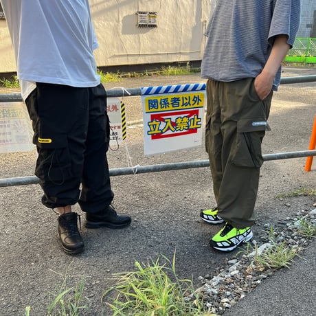 ADG Nylon Easy Cargo Pants (Blk)｜ADG ナイロン イージーカーゴパンツ（ブラック）