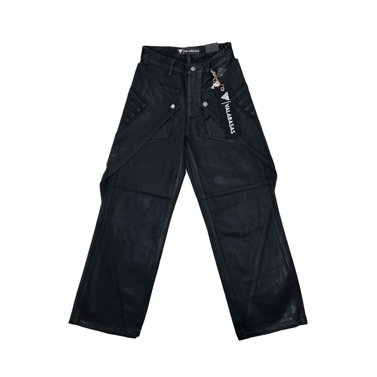 【VALABASAS風】ブラックデニム VALABASAS GOZAI (BLACK WAXED) | ヴァラバサス ゴザイ (ブラッ