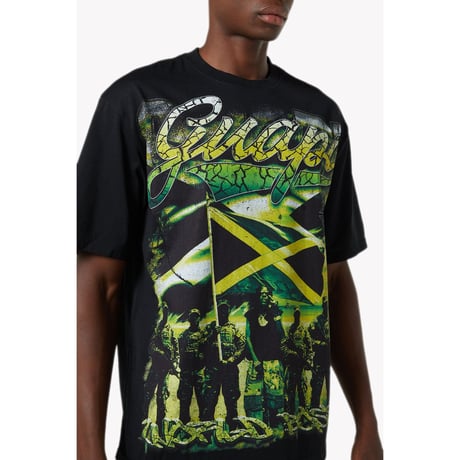 GUAPI × Vybz Kartel White World Boss Tee V1 (White)｜グアピ × バイブス・カーテル ホワイト ワールドボス Tシャツ V1（ホワイト）