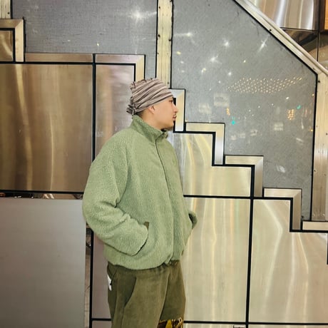 JOHN SOFIA Border Tube Beanie (Wood)｜ジョンソフィア ボーダー チューブビーニー（ウッド）