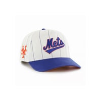 ′47 Mets Double Header Pinstripe Hitch (White × Royal)｜フォーティーセブン メッツ ダブルヘッダー ピンストライプ ヒッチ（ホワイト×ロイヤル）