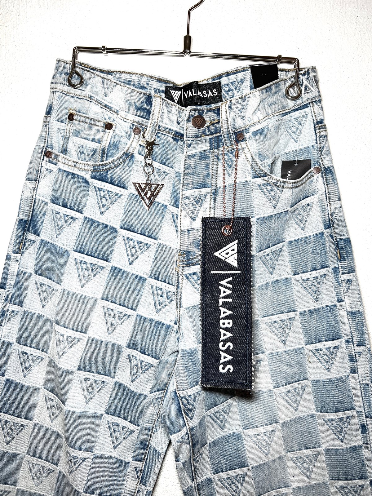 VALABASAS ALL OVER DENIM (LIGHT BLUE WASH) | ヴァ