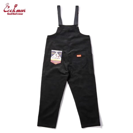 Cookman Fisherman's Bib Overall Corduroy (Black)｜クックマン フィッシャーマンズ ビブオーバーオール コーデュロイ（ブラック）