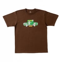 NEMES 288 PANA COBRA TOP T-SHIRT (Dark Brown)｜ネメス 288 パナ コブラトップ Tシャツ（ダークブラウン）