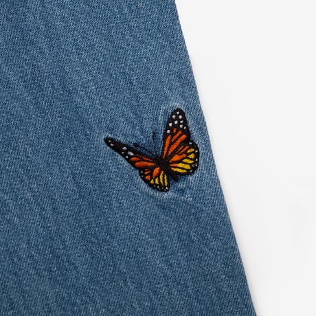 FELT Butterfly Garden Jeans (Washed Denim)｜フェルト バタフライガーデン ジーンズ（ウォッシュドデニム）