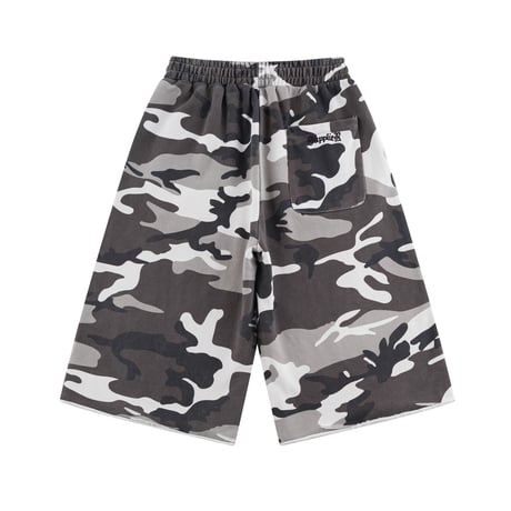 SUPPLIER Camouflage Baggy Sweat Shorts (GREY)｜サプライヤー カモフラージュ バギースウェットショーツ（グレー）