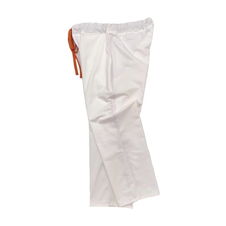 JOHN SOFIA Jagged Stitch Ripstop Trousers (White/Org, White/Blu)｜ジョンソフィア ジャグドステッチ リップストップトラウザーズ