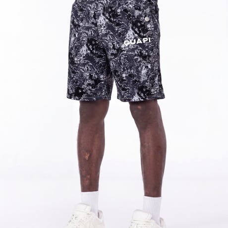GUAPI Obsidian Black Laser Velvet Shorts (Obsidian Black) | グアピ オブシディアン ブラック レーザー ベルベット ショーツ（ブラック）
