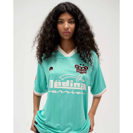 GRIMEY CHIEF MACHETAZOS WARRIOR MESH SOCCER JERSEY (GREEN)｜グライミー チーフウォリアー メッシュ サッカージャージ（グリーン）