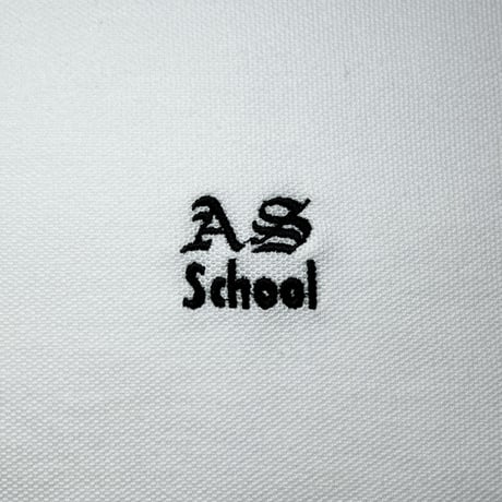 ATTACK ORIGINAL School Polo (WHITE, BLACK)｜アタックオリジナル スクールポロ（ホワイト/ブラック）