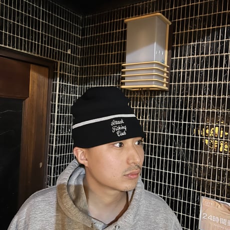 AFC Reflective Line W-Beanie (Grey)｜エーエフシー リフレクティブライン ダブルビーニー（グレー）