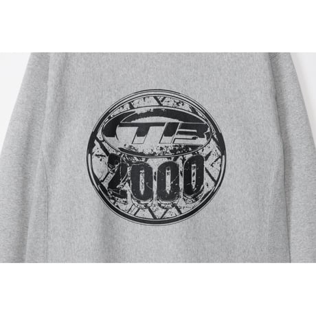 THROWBACK2000 Metalic TB Sweat (Gray)｜スローバック2000 メタリック TB スウェット（グレー）