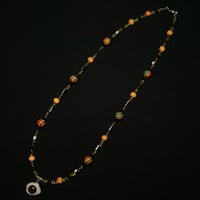JOHN SOFIA Eye Beads Necklace (Brown)｜ジョンソフィア アイビーズネックレス（ブラウン）