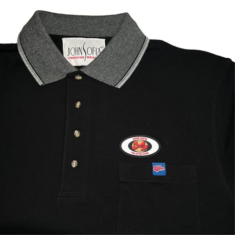 JOHN SOFIA Badge Logo Polo｜ジョンソフィア バッジロゴ ポロシャツ
