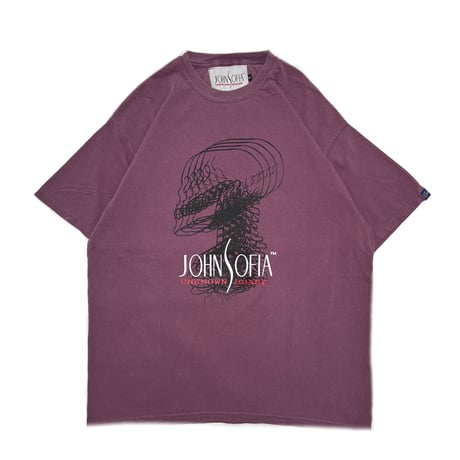 JOHN SOFIA Acid CT Garment Dye Tee (Red, Blue, Navy)｜ジョンソフィア アシッドCT ガーメントダイ ティーシャツ（レッド/ブルー/ネイビー）