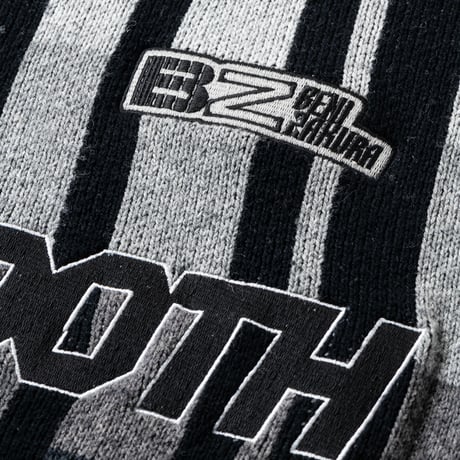 TIGHTBOOTH x 紅桜 / JQ KNIT SWEATER (Black)｜タイトブース × 紅桜 ジャカード ニットセーター（ブラック）
