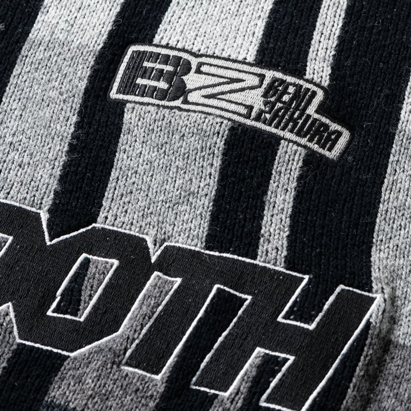 TIGHTBOOTH x 紅桜 / JQ KNIT SWEATER (Black) | Att