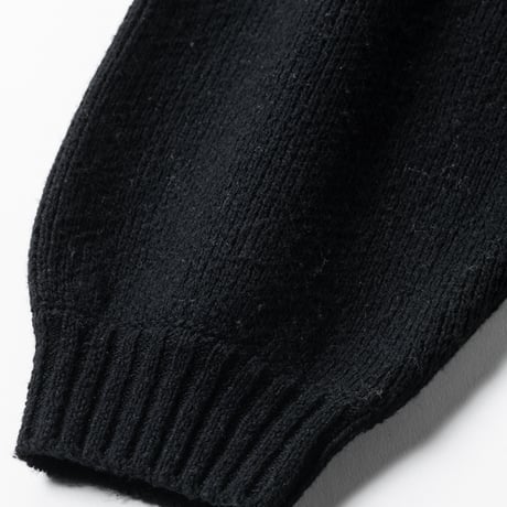 TIGHTBOOTH x 紅桜 / JQ KNIT SWEATER (Black)｜タイトブース × 紅桜 ジャカード ニットセーター（ブラック）
