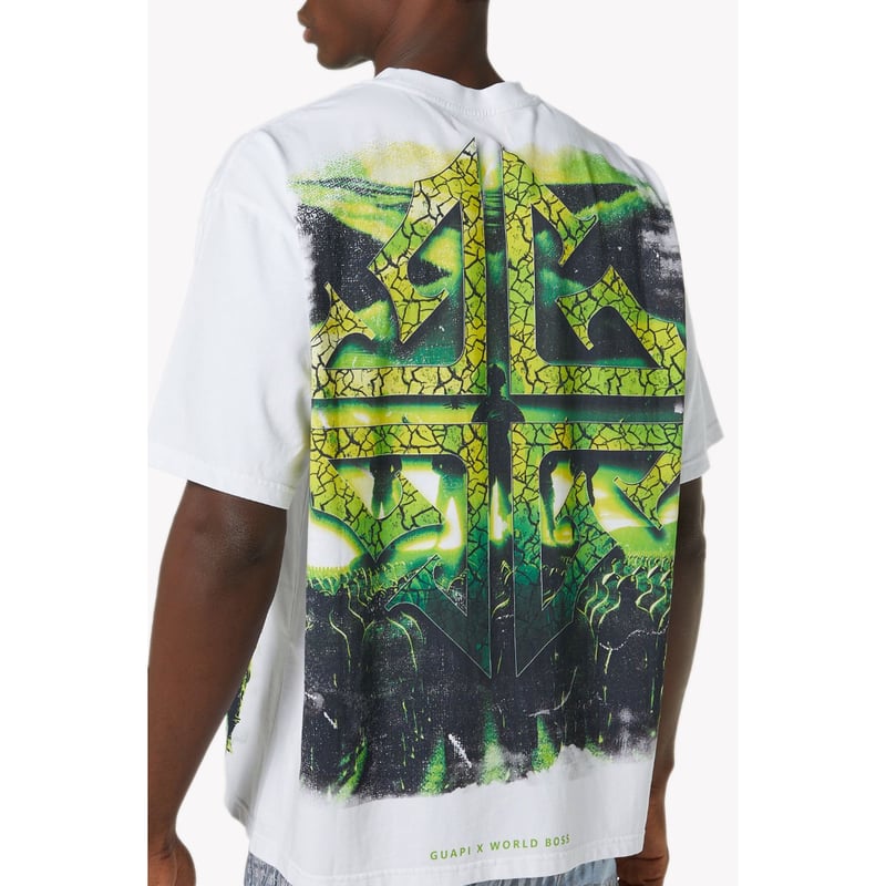 GUAPI x「Vybz Kartel」White World Boss Tee V1 (W