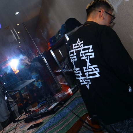 ATTACK ORIGINAL 4 Attack & Hexagram LS Tee (Wht, Gry, Nvy, Blk)｜アタックオリジナル 4アタック＆ヘキサグラム ロングスリーブT
