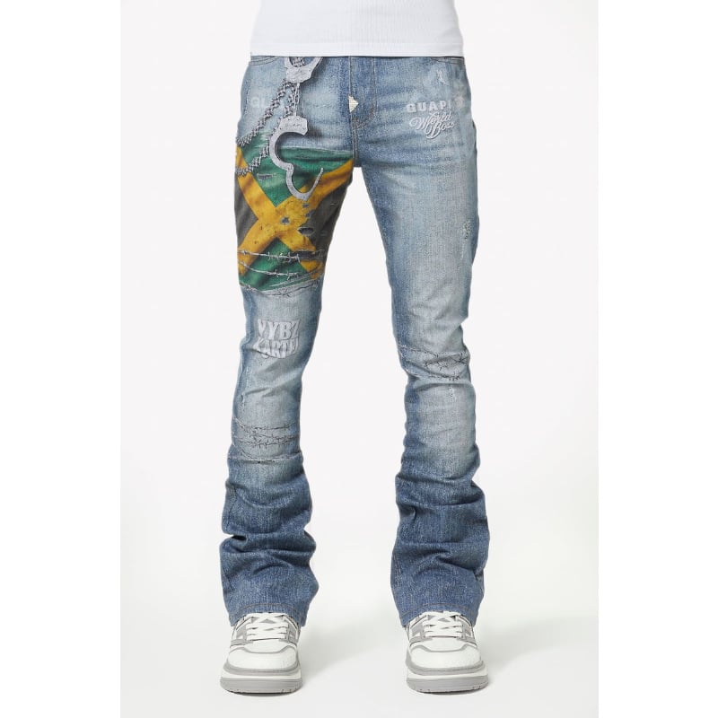GUAPI × Vybz Kartel World Boss Freedom Denim V1