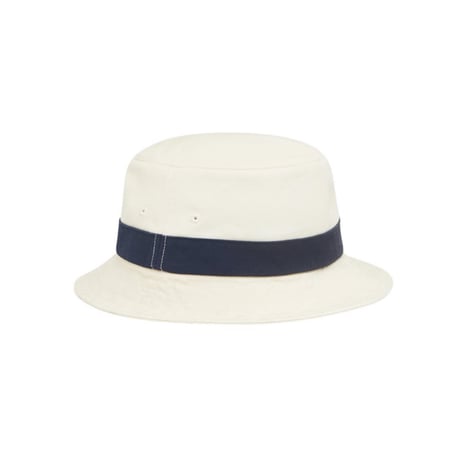Only NY NY Crest Bucket Hat (Natural, Slate)｜オンリーニューヨーク NYクレスト バケットハット（ナチュラル/スレート）