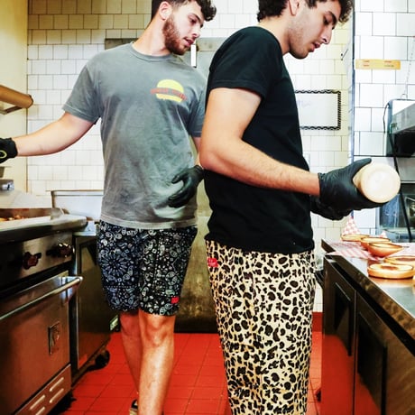 Cookman Chef Pants Short Light Paisley (Black)｜クックマン シェフパンツ ショート ライトペイズリー（ブラック）