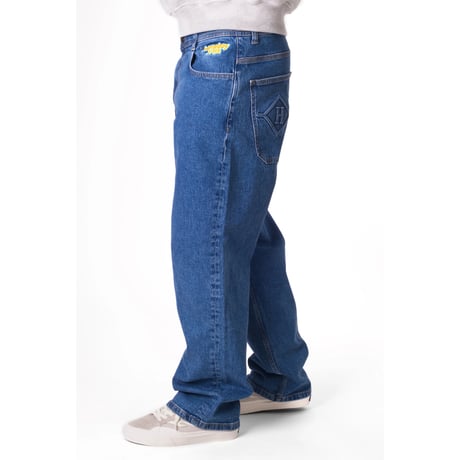 HOMEBOY x-tra BAGGY DIAMOND Denim (WASHED DENIM)｜ホームボーイ エクストラ バギー ダイヤモンド デニム（ウォッシュドデニム）