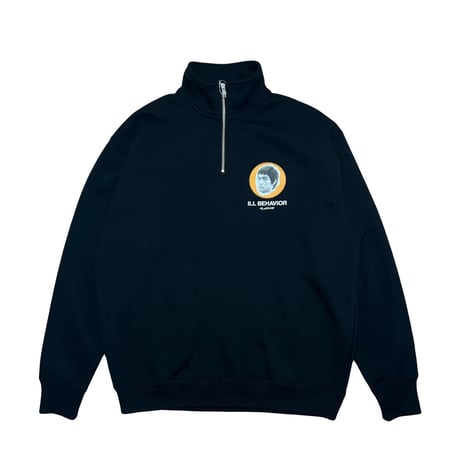 FLATLUX × ATTACK STORE Dragon Mockneck (Ash Grey, Black)｜フラットラックス×アタックストア ドラゴン モックネック（アッシュグレー/ブラック）