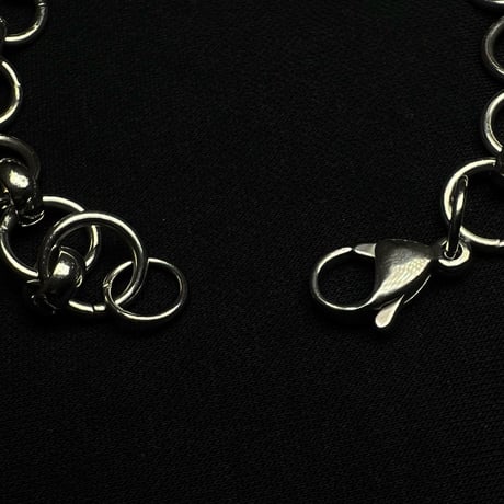 JOHN SOFIA Medal & Keyhole Bracelet (Silver)｜ジョンソフィア メダル＆キーホール ブレスレット（シルバー）