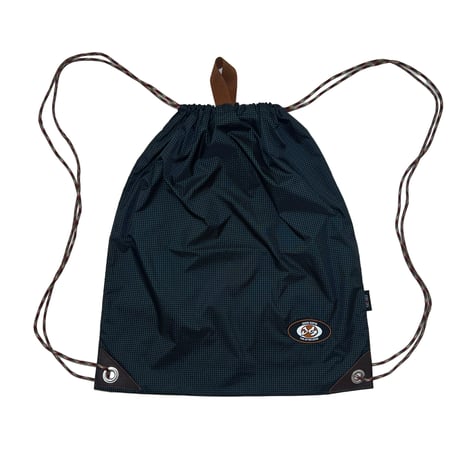 JOHN SOFIA Nylon Knapsack (BLACK/BROWN)｜ジョンソフィア ナイロン ナップサック（ブラック／ブラウン）