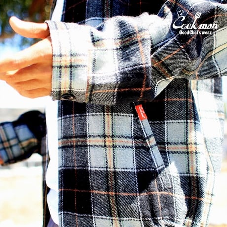 Cookman Delivery Jacket Woolmix Tartan Canadian (Black)｜クックマン デリバリージャケット ウールミックス タータン カナディアン（ブラック）