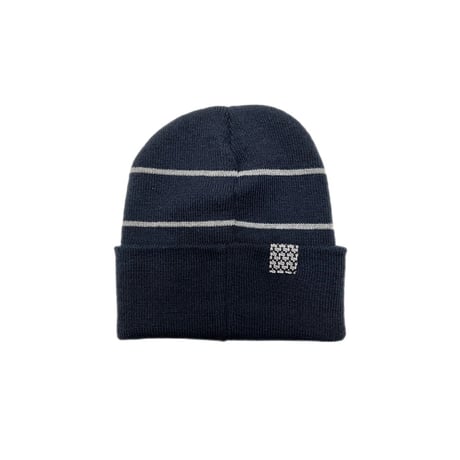 AFC Reflective Line Beanie (Navy/Lemon, Navy/Ash, Navy/Sky)｜エーエフシー リフレクティブライン ビーニー