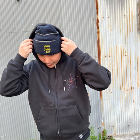 AFC Reflective Line Beanie (Navy/Lemon, Navy/Ash, Navy/Sky)｜エーエフシー リフレクティブライン ビーニー
