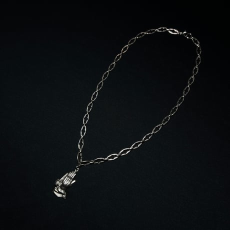 JOHN SOFIA “Playhand” chain necklace (Silver) | ジョンソフィア プレイハンド チェーン ネックレス (シルバー)