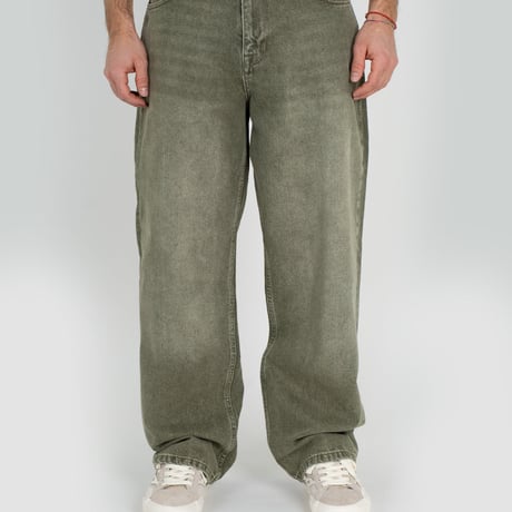 HOMEBOY X-TRA BAGGY DYE DENIM (WASHED GREEN)｜ホームボーイ エクストラ バギー ダイ デニム（ウォッシュド グリーン）